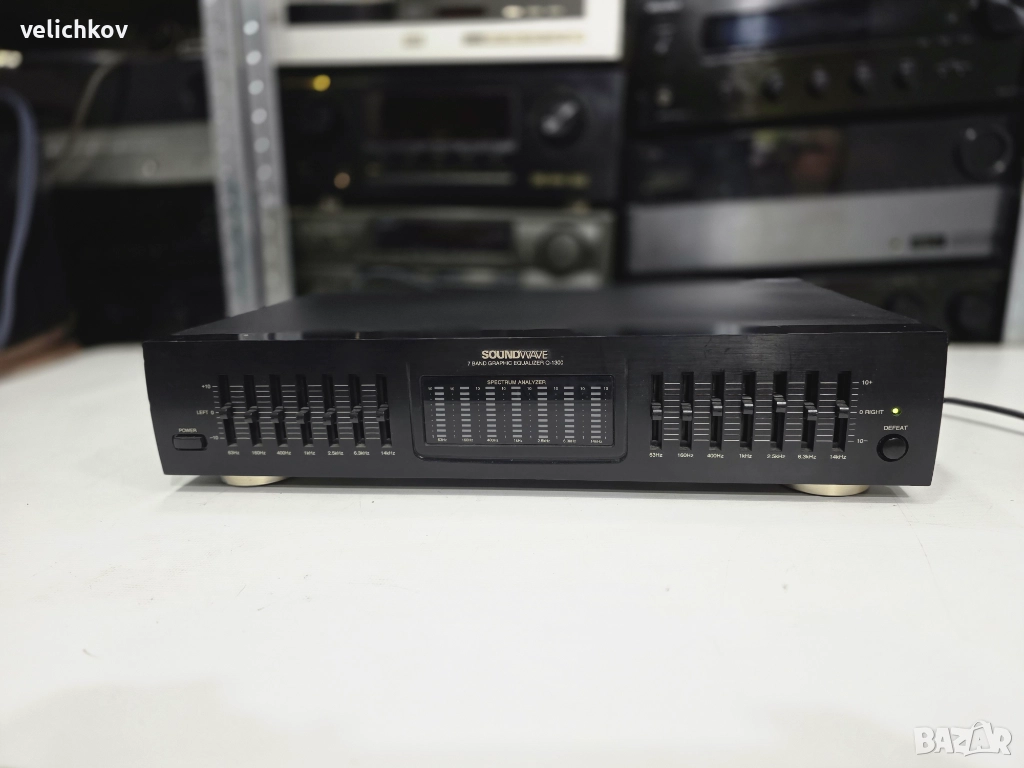 Soundwave Q-1300 – графичен еквалайзер за истински контрол! 🎚️🎶, снимка 1