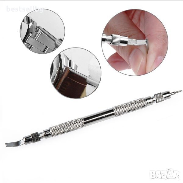 Професионален часовникарски инструмент за смяна патенти на часовниците, снимка 1