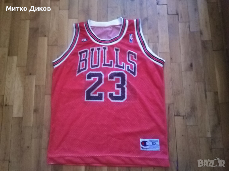 Баскетболна тениска Шампион -Чикаго Булс НБА №23 Майкъл Джордан размер М, снимка 1