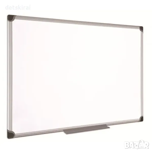 БЯЛА ДЪСКА МАГНИТНА С АЛУМИНИЕВА РАМКА 60/90см , снимка 1