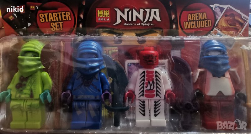 2 вида големи фигурки Нинджаго Ninjago пластмасови играчки, снимка 1