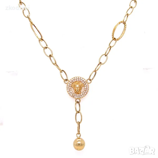 Златно колие 7,61гр. 49см. 14кр. проба:585 модел:29925-1, снимка 1