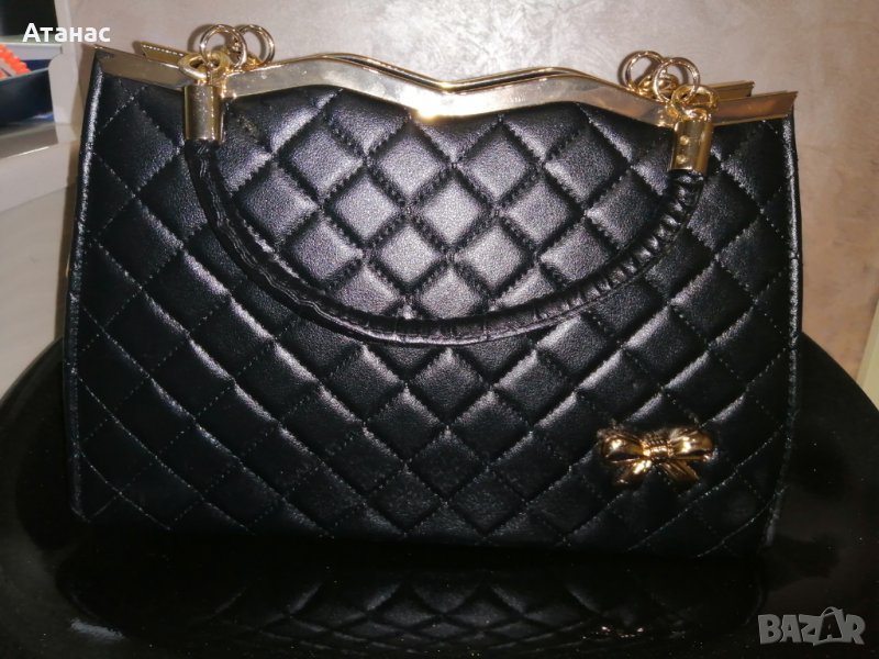 Стилна дамска кожена чанта , снимка 1