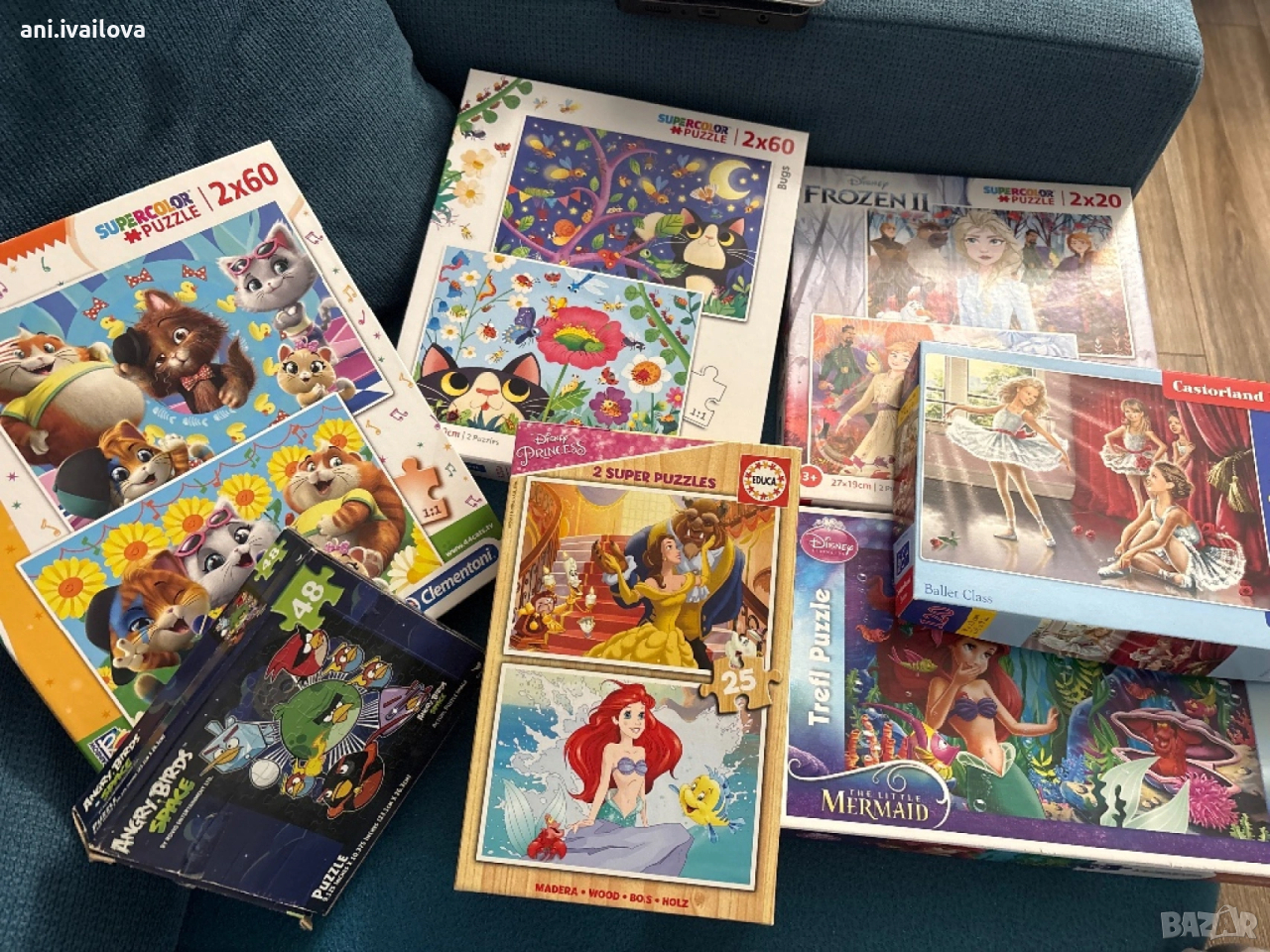 Лот пъзели 3-5 год, снимка 1