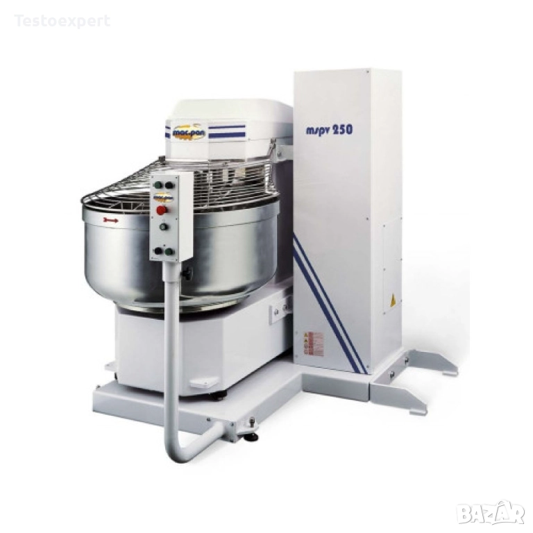 Професионална тестобъркачка с повдигач – 142 л / 80 кг капацитет тесто, снимка 1