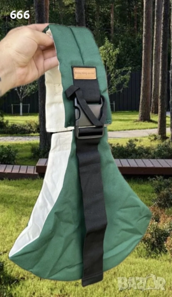 Слинг за бебе, седалка за кръста през рамо. Три цвята, снимка 1