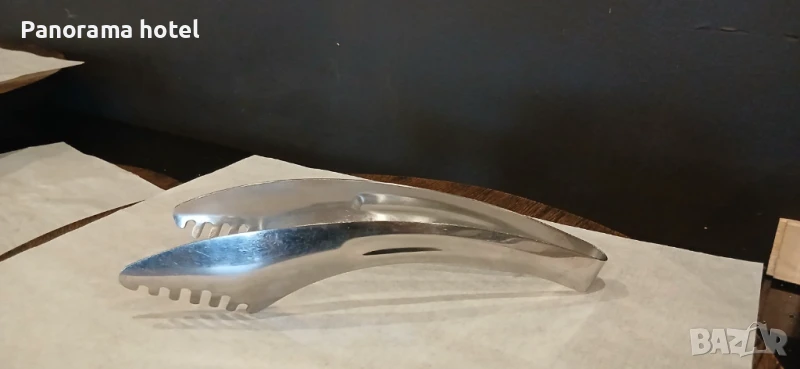 Иноксова щипка за сервиране 25см - хорека, снимка 1