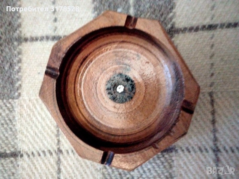 Арт пепелник от дърво , снимка 1