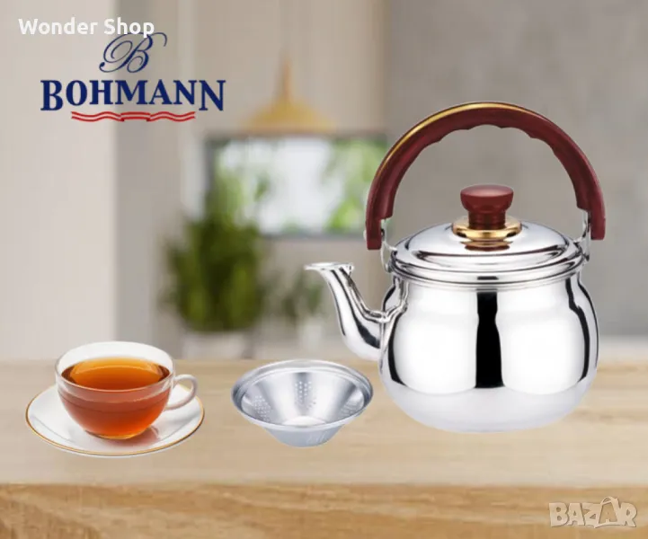 чайник Rainstahl с вместимост 4 литра и 5 литра, изработен от неръждаема стомана. ✨, снимка 1