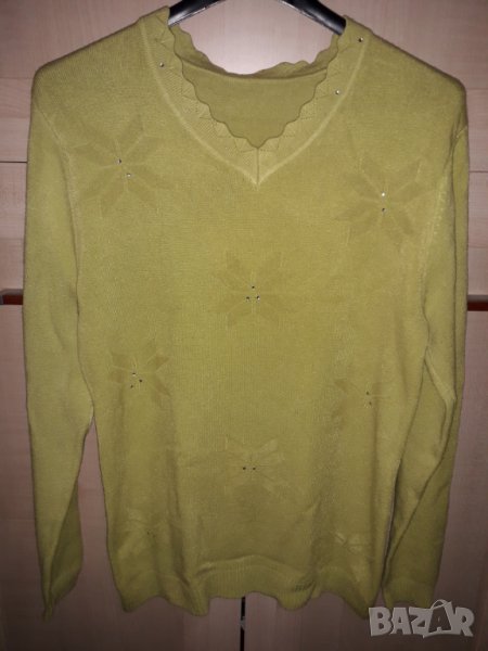 Дамска блуза пролетно резидава с бляскави камъчета, снимка 1