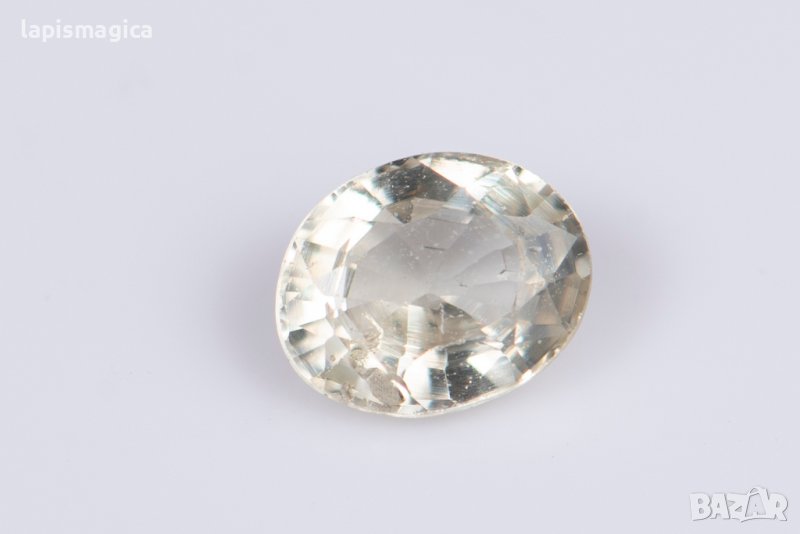 Жълт сапфир нетретиран 0.45ct овална шлифовка, снимка 1