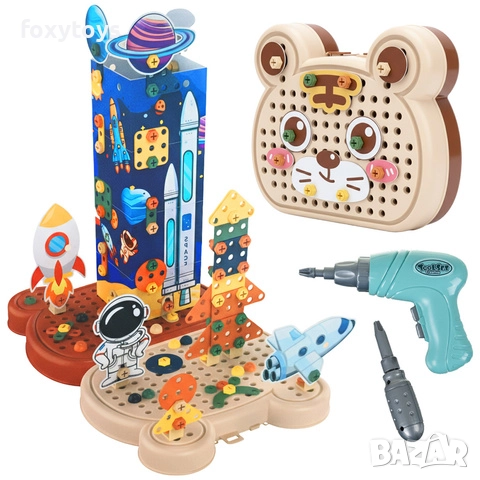 3D Конструктор - Космос 26579, винтоверт, мозайка, снимка 1