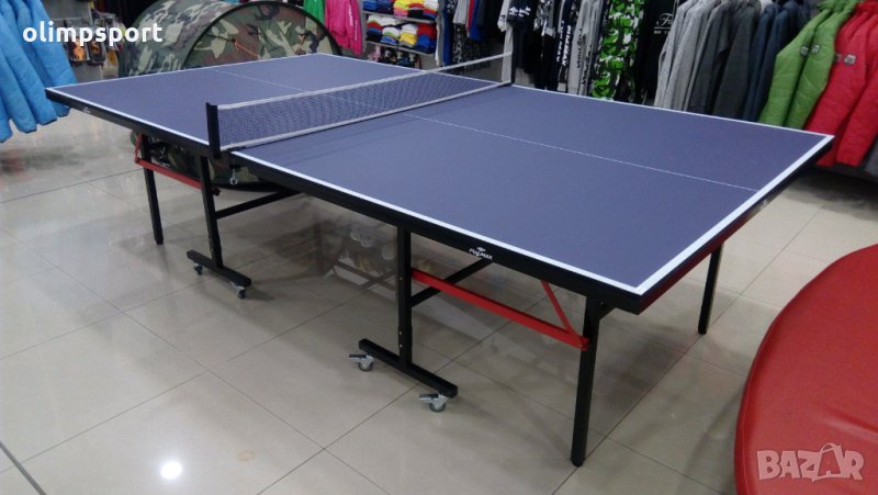 тенис маса Мах  нова материал мдф с метална рамка  сгъваема с колелца  влаго устойчива за, снимка 1