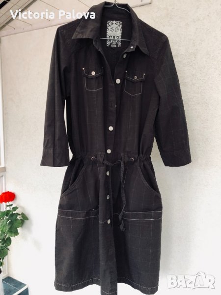 Супер рокля тип риза CECIL твърд памук, снимка 1