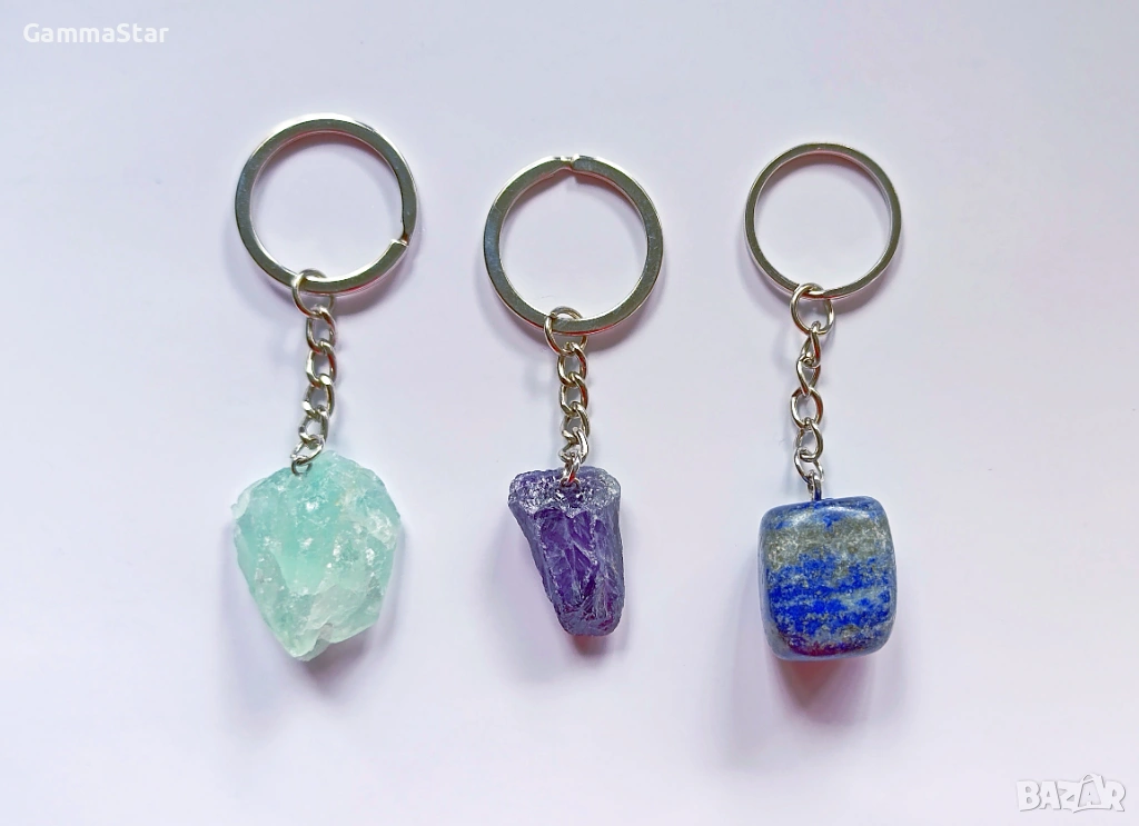 Ключодържатели с естествени минерали, снимка 1