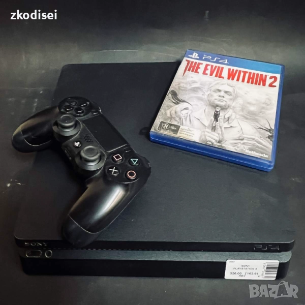 Конзола SONY - PS4 с 1бр. джойстик и 1бр. игра, снимка 1