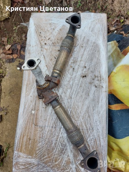 Тръби изпускателен колектор Ауди А6 Ц6 4ф, снимка 1