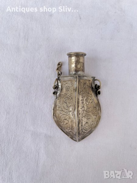 Старо метално шишенце за парфюм / аромати. №1329, снимка 1