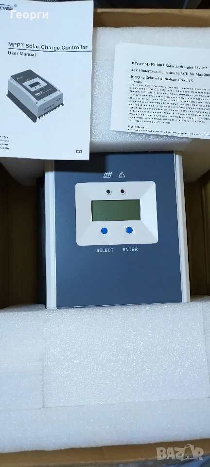 Соларен MPPT Контролер EPEVER Tracer AN 100A MPPT, снимка 1