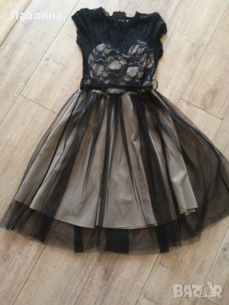 Официална рокля с тюл, снимка 1