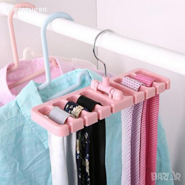 1955 Закачалка - органайзер за шалове и колани, снимка 1