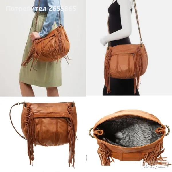 Дамска кожена чанта , снимка 1