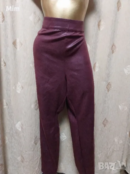 2/3XL Клин бордо кожен принт , снимка 1