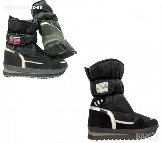 Детски апрески в синьо и черно за сняг е студ -168-30/35, снимка 1