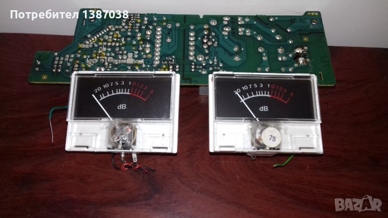 VU метри, чистачки, аналогови нивоиндикатори за аудио, снимка 1
