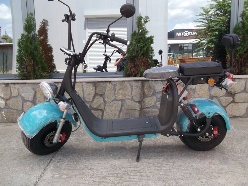 Електрически скутер тип чопър 1500W с двойна седалка с регистрация в  Мотоциклети и мототехника в гр. Хасково - ID37587239 — Bazar.bg