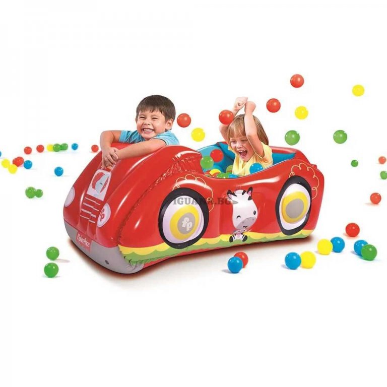Надуваема кола с включени 25 топки за игра в Надуваеми играчки в гр. Бургас  - ID31053640 — Bazar.bg