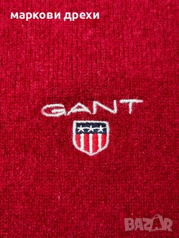 GANT Men's Super Fine Lambswool Crew Neck Sweater XL, снимка 6 - Пуловери - 52738075