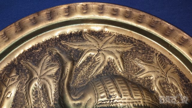 Медно пано - ръчна изработка , снимка 5 - Антикварни и старинни предмети - 42448015