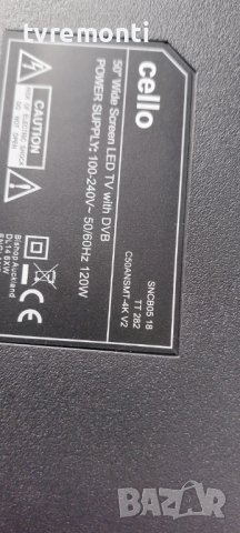 LED подсветка за дисплей V500DJ2-QS5 за телевизор Cello модел C50ANSMT-4KV2, снимка 6 - Части и Платки - 42673659