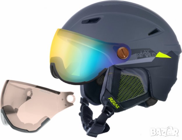 Каска с визьор за ски и сноуборд Relax Stealth RH24Q