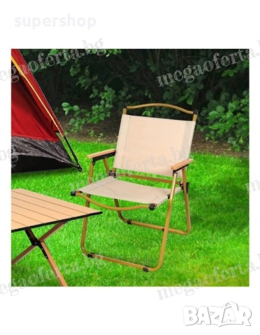 Олекотен Преносим Сгъваем Стол за Градина Къмпинг Плаж Тераса Пикник, снимка 12 - Градински мебели, декорация  - 54168986