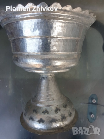 Потир за причастие от домашен иконостас 