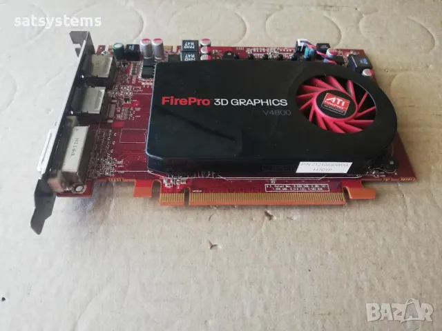 Видео карта AMD FirePro V4800 1024MB GDDR5 128bit PCI-E , снимка 5 - Видеокарти - 48078007