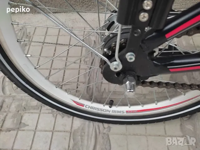 Продавам колела внос от Германия тройно сгъваем велосипед FOLDRIDER CHRISSON 20 цола SHIMANO NEXUS 7, снимка 15 - Велосипеди - 50319905