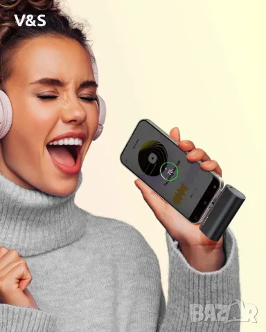 Преносимо зарядно устройство VEGER, USB C Power Bank, 5000mAh Mini Battery Pack Fast Charging 20W Sm, снимка 9 - Външни батерии - 47887846