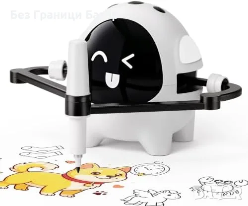 Нова играчка Образователен робот художник за деца с музика 200 карти и USB-C зареждане