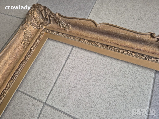 Барокова златна дървена рамка за гоблен картина огледало 10, снимка 5 - Картини - 52983086