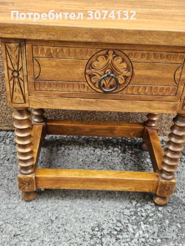 Шкафче с дърворезба и фрезовани елементи, снимка 4 - Шкафове - 42624889