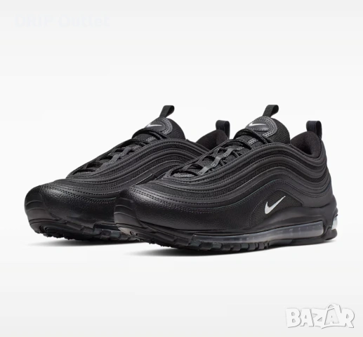 !НОВИ! Nike Air Max 97 | Black/White | + КУТИЯ, снимка 2 - Маратонки - 54167663