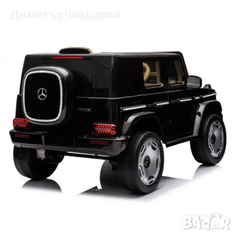 Акумулаторен джип Mercedes EQG Electric G-Class 12V с отварящи се врати меки гуми 4x4, снимка 6 - Друга електроника - 48642779