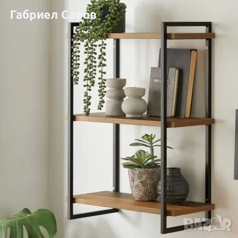 Етажерки индустриален стил, снимка 5 - Етажерки - 56466611