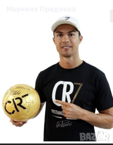 Златната топка CR7 подписана от Кристиано Роналдо, снимка 2 - Футбол - 40349504