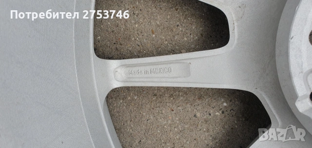 1бр Спорт пакет АМGджанта 7.5j×19.Произведена в Мексико , снимка 9 - Гуми и джанти - 54091234