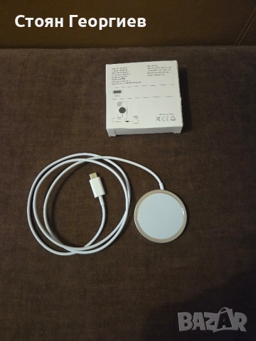 Магнитно безжично зарядно, Mag-Safe 15W бързо безжично зарядно, съвместимо с iPhone , снимка 1