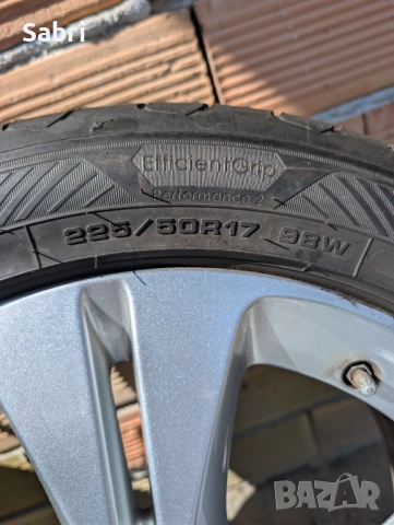 Джанти с гуми 225 /50/ 17  за Mercedes , снимка 6 - Гуми и джанти - 54107036